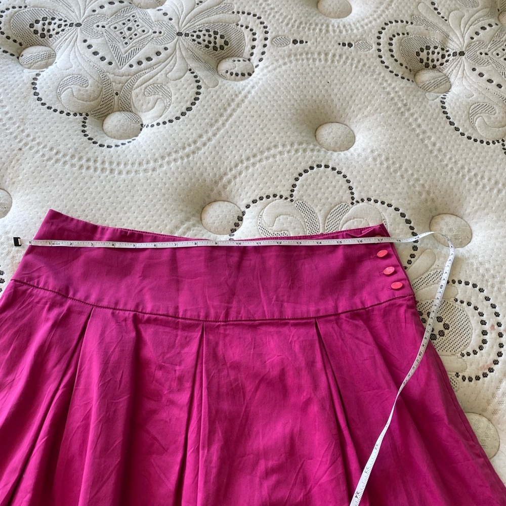 Hot pink skirt